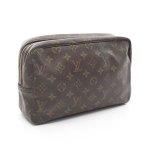 Louis Vuitton Brown Bag Pouch Monogram Toilette Canvas Truss